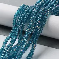 Electroplate Glass Beads Strands