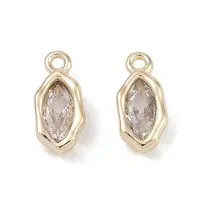 Brass with Glass Pendants