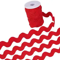 10 Yards Polyester Wavy Fringe Trim Ribbon