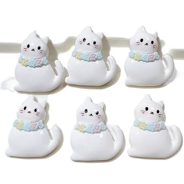 10Pcs Resin Cabochons