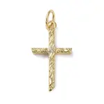 Brass Micro Pave Cubic Zirconia Pendants
