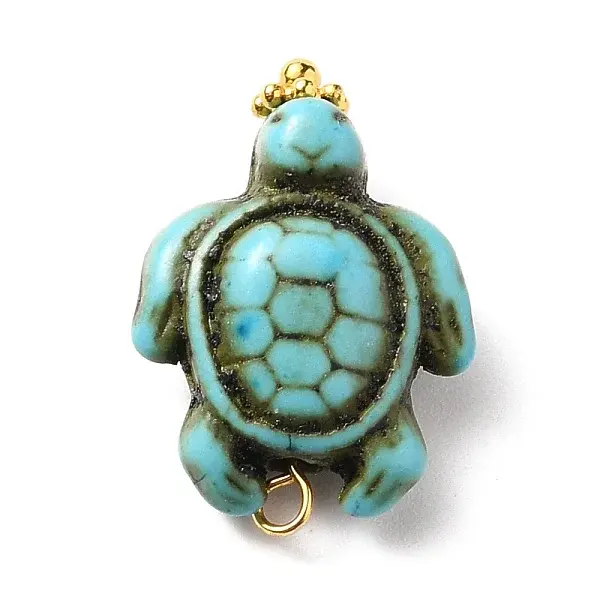 Dyed Synthetic Turquoise Pendants