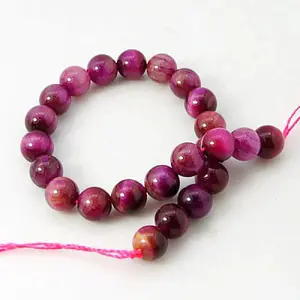 Natural Rose Tiger Eye Beads Strands