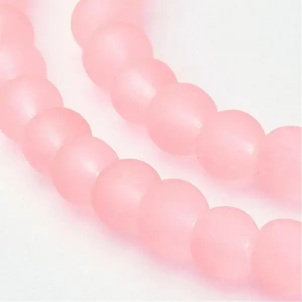 Transparent Glass Bead Strands