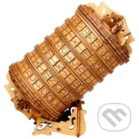 Dřevěný hlavolam - Cryptex - hra z kategorie Domino, hlavolamy