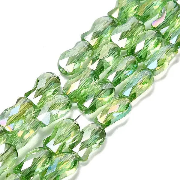 Electroplate Glass Beads Strands