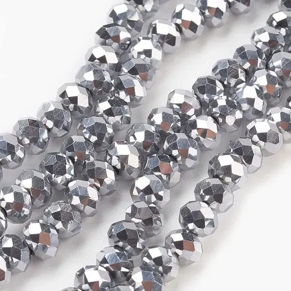 Electroplate Glass Beads Strands