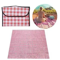 Portable Tartan Patern Non Woven Picnic Mat