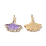 Rack Plating Alloy Rhinestone Pendant