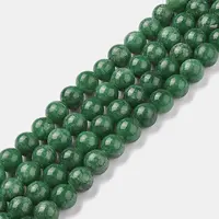 Natural Mashan Jade Round Beads Strands