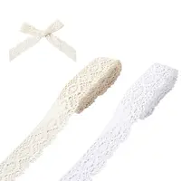 2 Rolls 2 Style Cotton Hollow Ribben