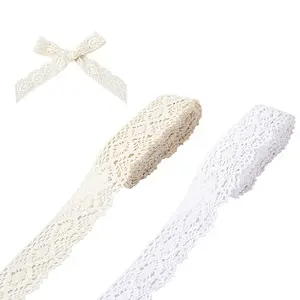 2 Rolls 2 Style Cotton Hollow Ribben