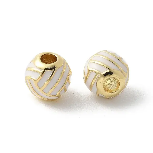 Brass Enamel Beads