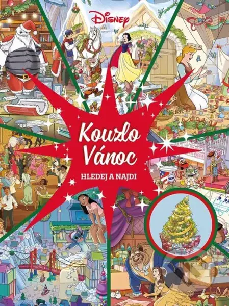 Disney - Kouzlo Vánoc (Hledej a najdi vánoční předměty) - kniha z kategorie Úkoly pro děti