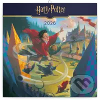 NOTIQUE Nástenný poznámkový kalendár Harry Potter 2026