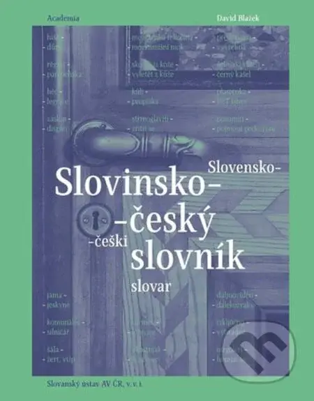 Slovinsko-český slovník (Slovensko-češki slovar) - David Blažek - kniha z kategorie Jazykové učebnice a slovníky