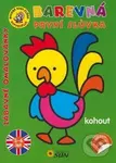 Barevná první slůvka - Kohout (Zábavné omalovánky)