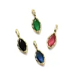 Horse Eye Brass Glass Charms