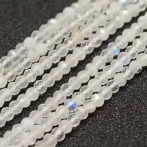 Natural Rainbow Moonstone Beads Strands