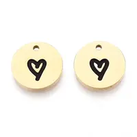 304 Stainless Steel Enamel Charms