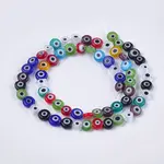 Handmade Evil Eye Lampwork Beads Strands