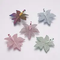 Autumn Theme Natural Leaf Pendants