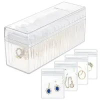 Rectangle Acrylic Jewelry Organizer Storage Boxes