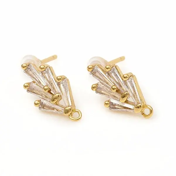 Brass Stud Earring Findings