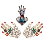 Hand Shape Non-woven Felt Fabric Clothing Patches