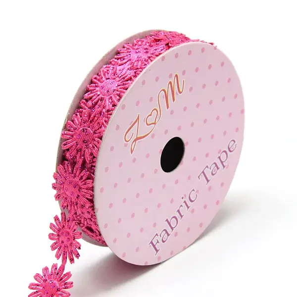 Glitter Powder Polyester Ribbons