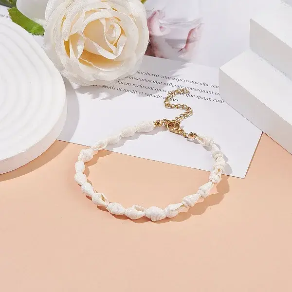 Natural Shell Beaded Bracelet