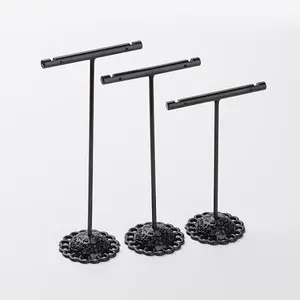 3 Pcs T Bar Iron Earring Displays Sets