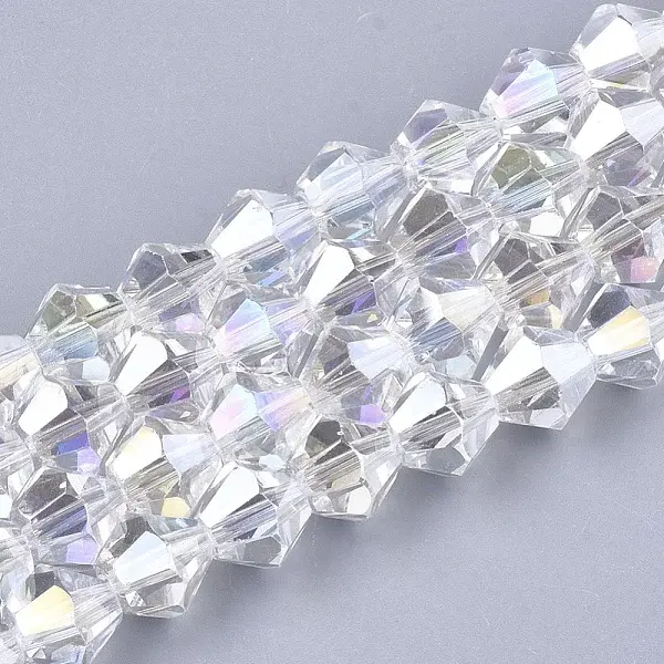 Electroplate Glass Beads Strands