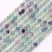 Natural Fluorite Beads Strands