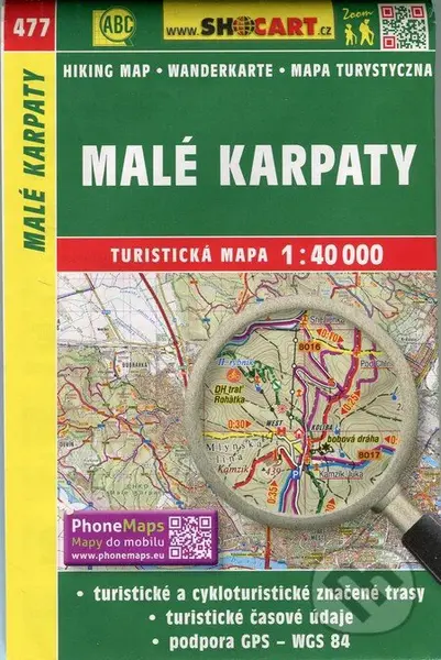 Malé Karpaty 1:40 000 (Turistická mapa  477)