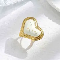 304 Stainless Steel Adjustable Cuff Rings for Women