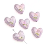 2Pcs UV Platings Acrylic Beads