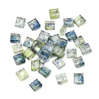 2-Hole Transparent Glass Seed Beads