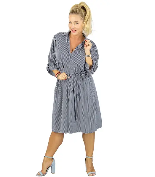 Pri Tie waist midi schmisserie dress OLIVIA