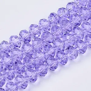 Baking Paint Glass Beads Strands