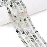 Natural Moss Agate Beads Strands
