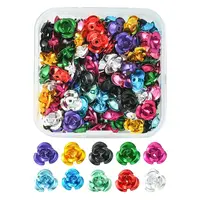150Pcs Aluminum 3D Rose Flower