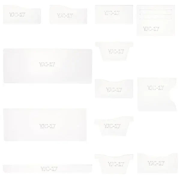 Acrylic Card Bag Templates