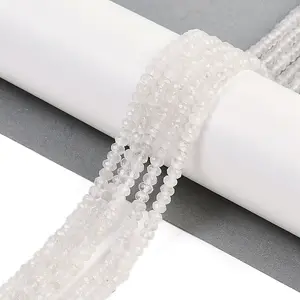 Natural White Jade Beads Strands