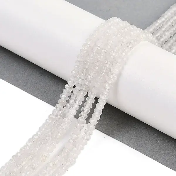 Natural White Jade Beads Strands