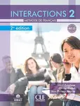 Interactions 2 - Niveau A1.2 - Livre de l´éleve + Audio téléchargeable en ligne - 2eme édition - kniha z kategorie Jazykové učebnice a slovníky
