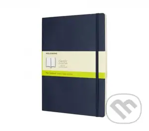 Moleskine - tmavomodrý zápisník (veľký, čistý)