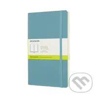 Moleskine - zápisník svetlomodrý (stredný, čistý)