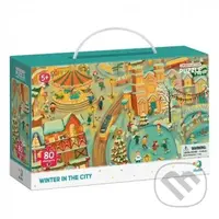Zima ve městě (Dodo Puzzle s hledáním obrázků) - puzzle z kategorie Naučné puzzle