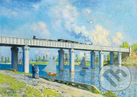 Claude Monet -Railway Bridge at Argenteuil, 1873 - puzzle z kategorie Umělecké